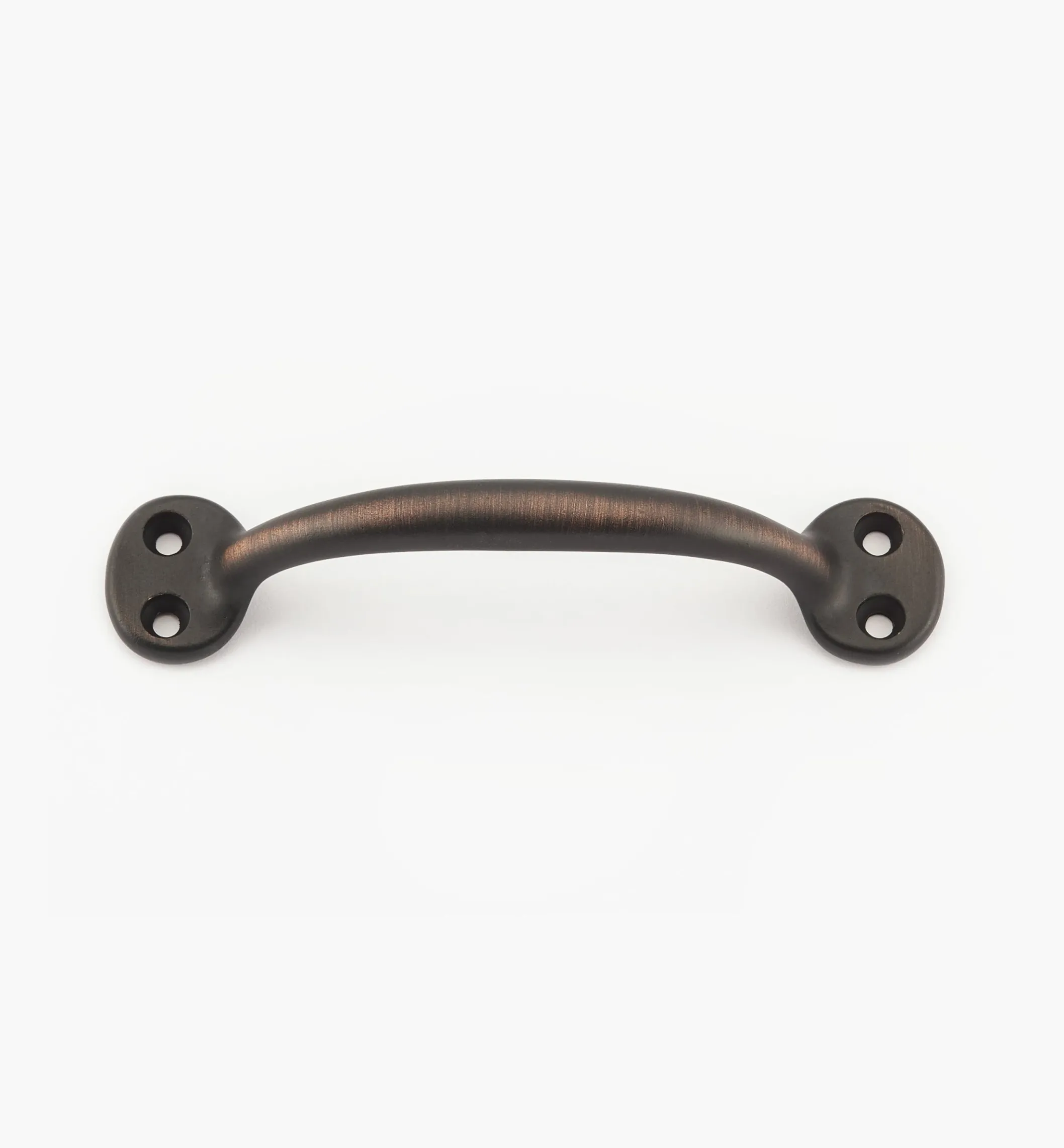 4 7/8" Cast Brass Oval-Post Utility Handle