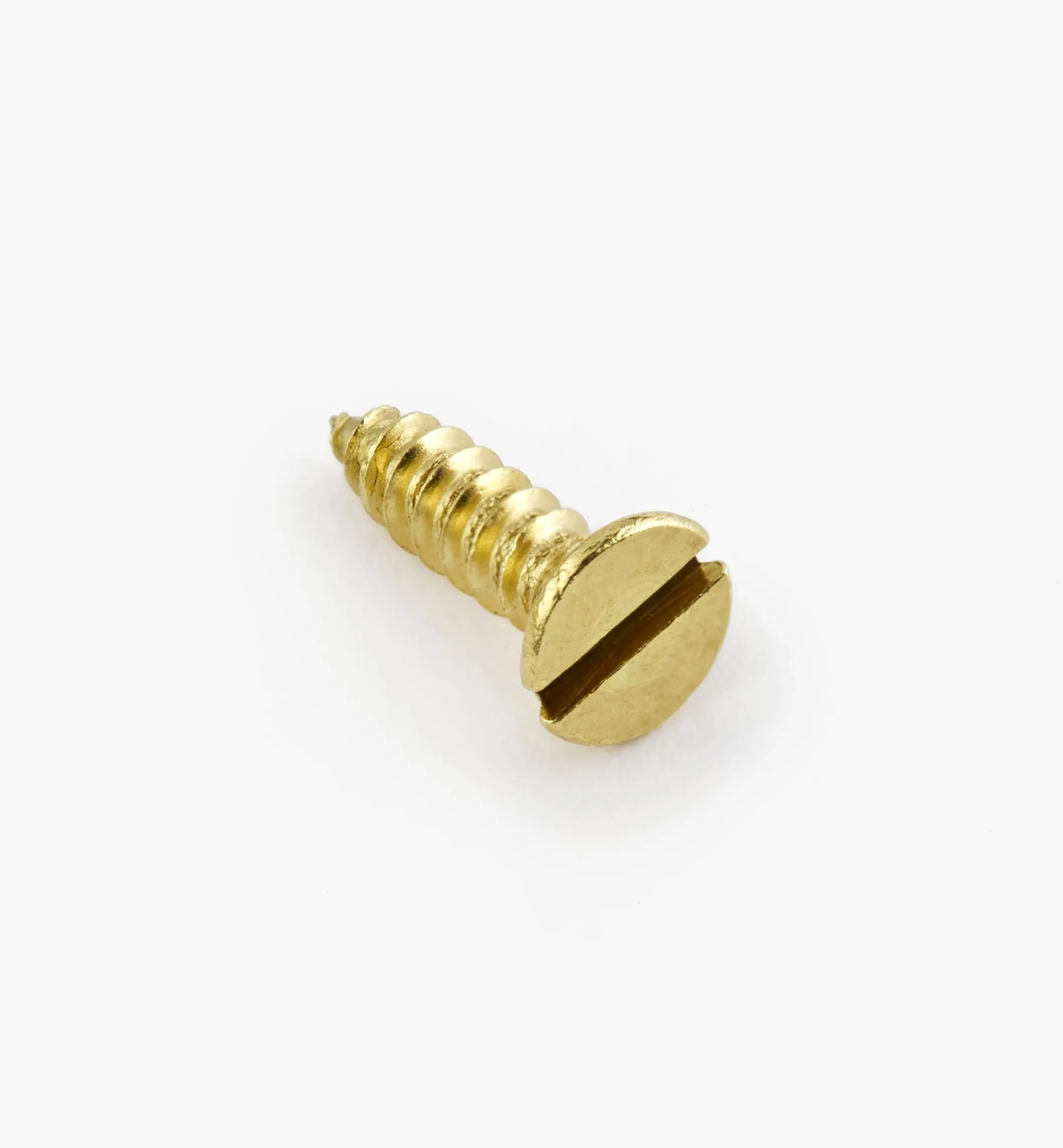 3/8" #3 Flat-Head Brass Screws