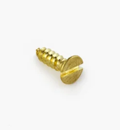 3/8" #4 Flat-Head Brass Screws
