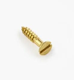 5/8" #5 Flat-Head Brass Screws