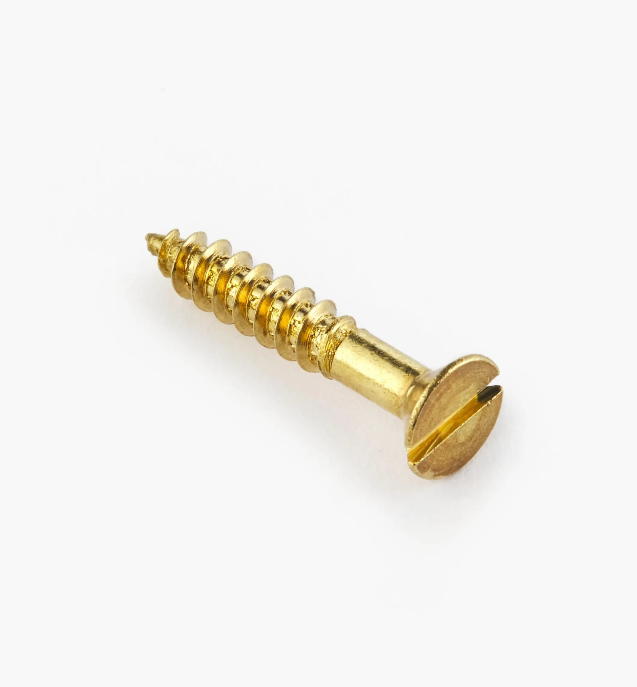 3/4" #5 Flat-Head Brass Screws