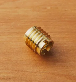 3/8-16 Brass Knife-Edge Insert Nut