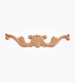 12" Hand-Carved Horizontal Appliqué