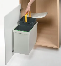 15 Litre Door-Mount Dual Waste Container