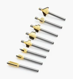 1/8" Shank Carbide-Tipped Router Bits