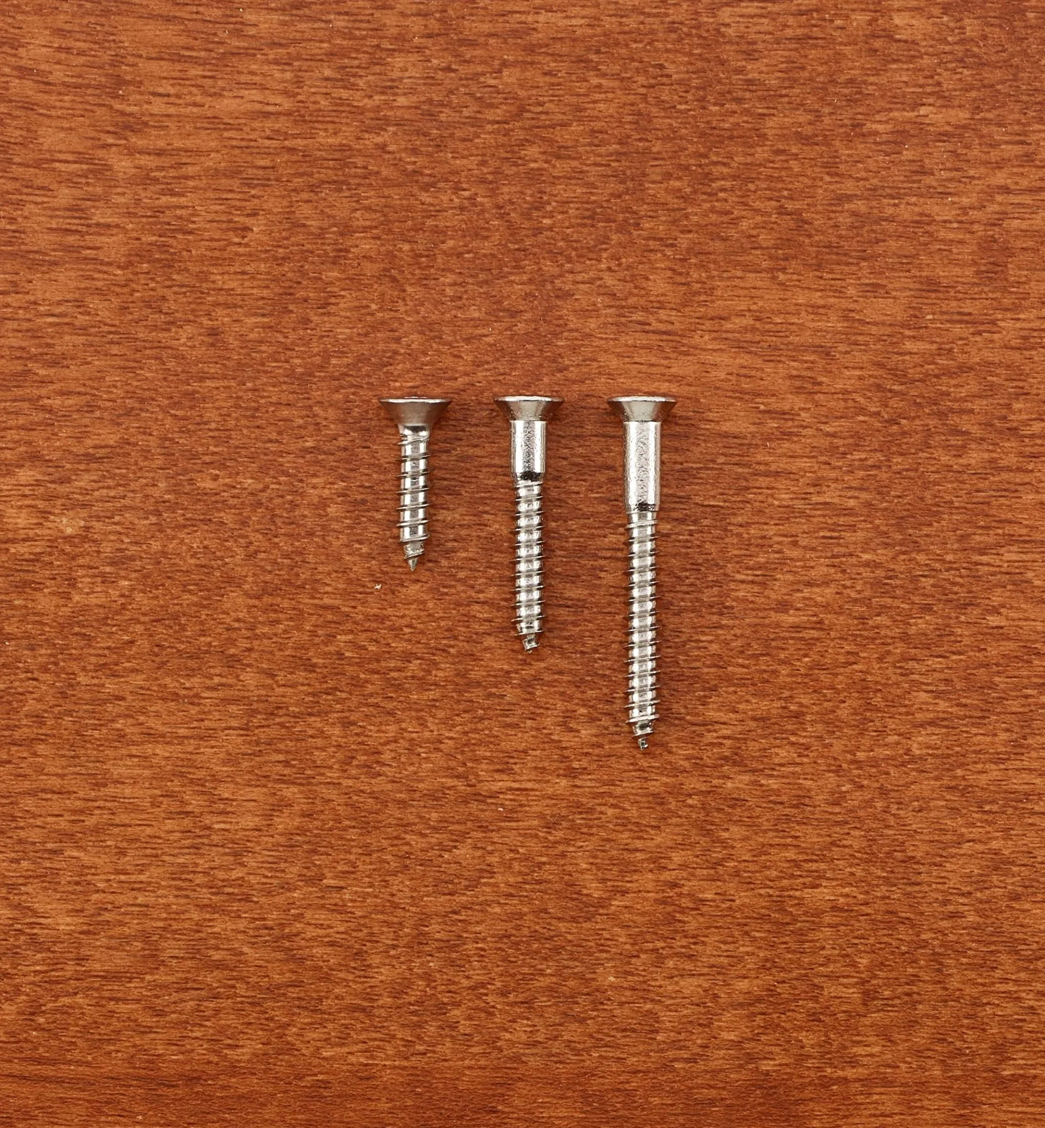 316 Stainless-Steel #4 Flat-Head Screws