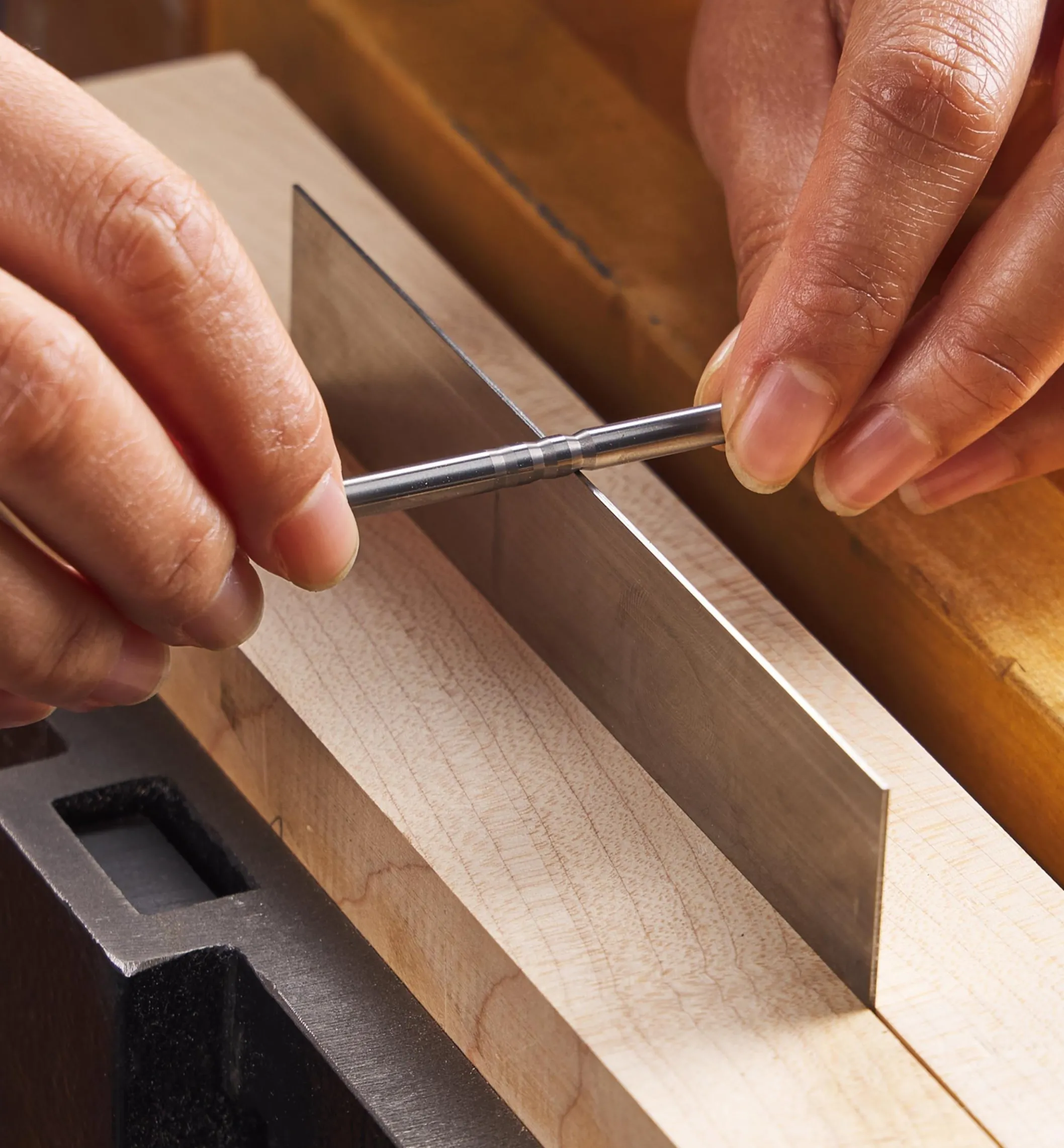 Accu-Burr Burnishing Rod