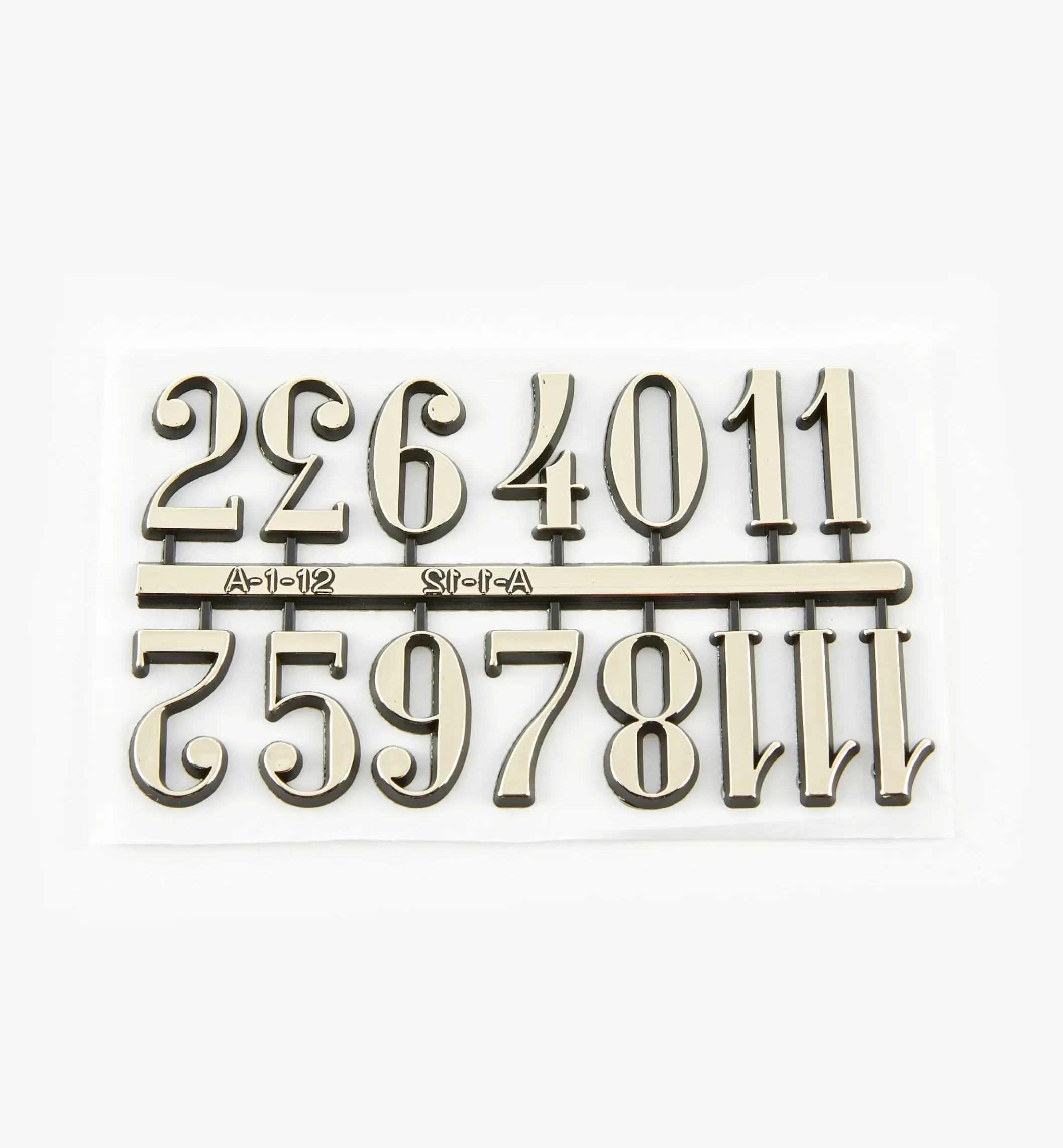 Adhesive-Backed Arabic Numerals
