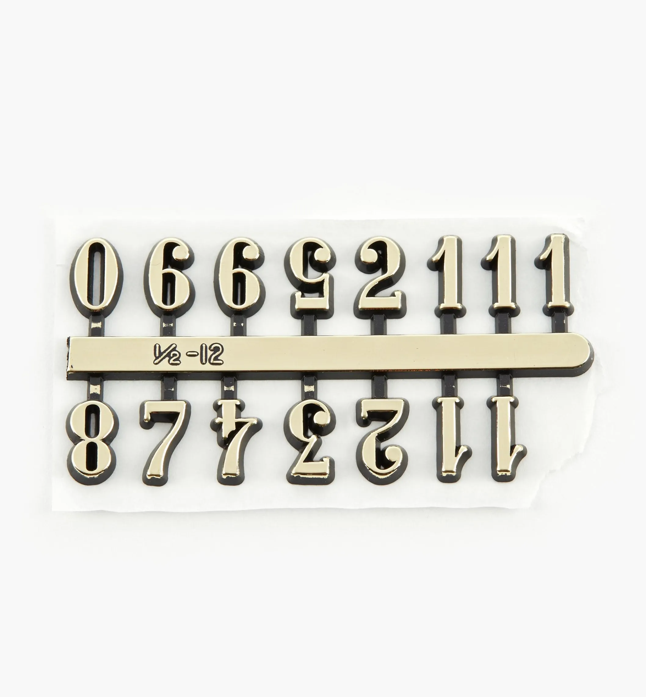 Adhesive-Backed Arabic Numerals