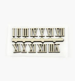 Adhesive-Backed Roman Numerals