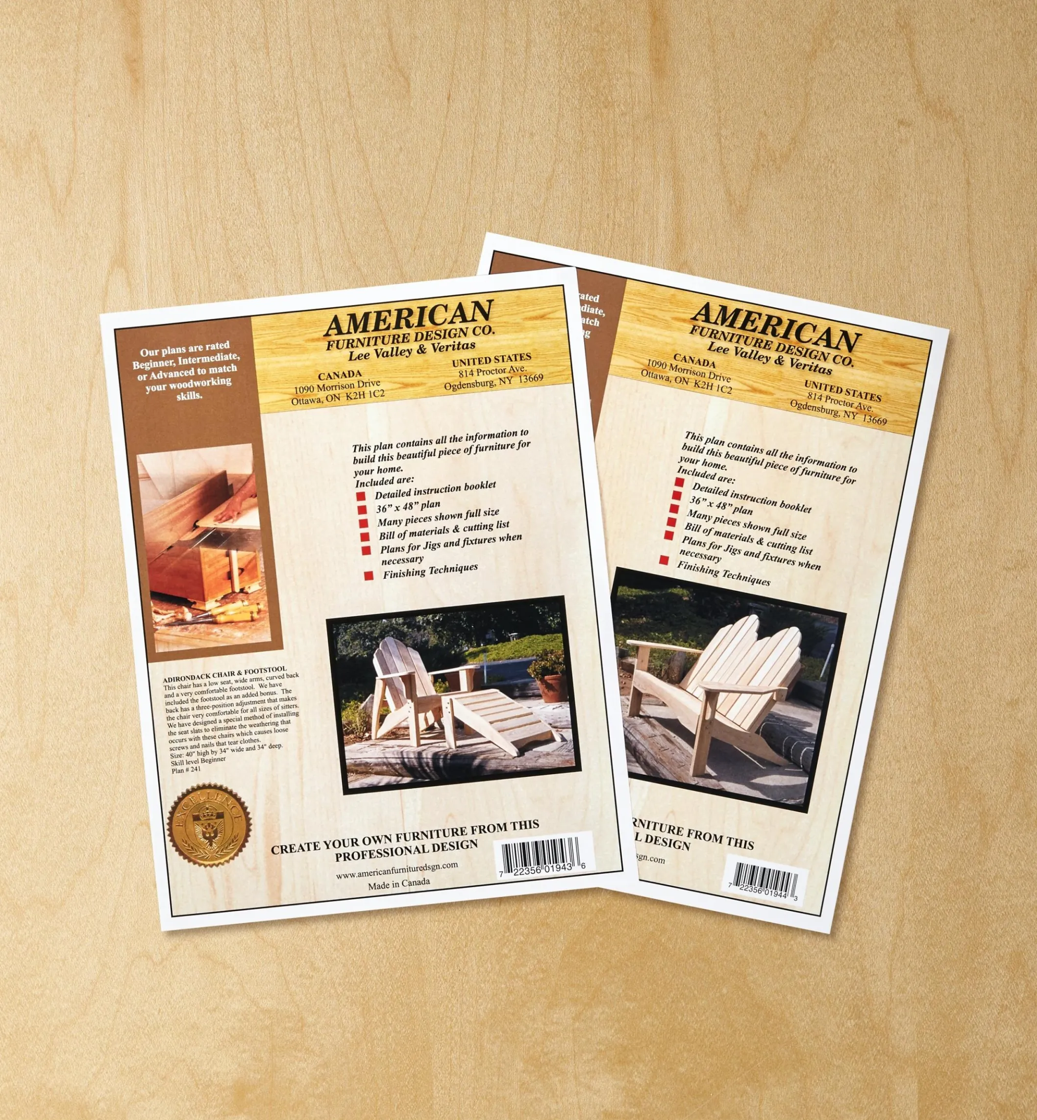 Adirondack California-Style Furniture Plans