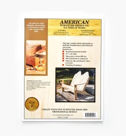Adirondack California-Style Furniture Plans