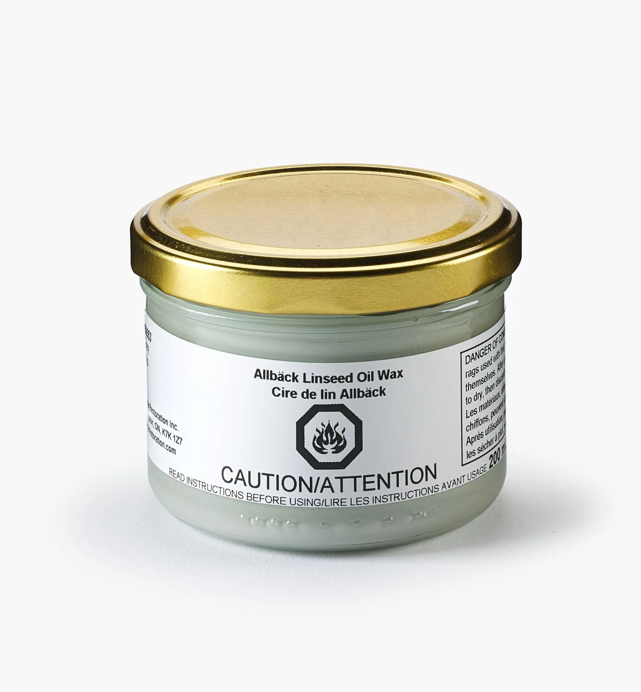 Allbäck Gray Linseed Oil Wax