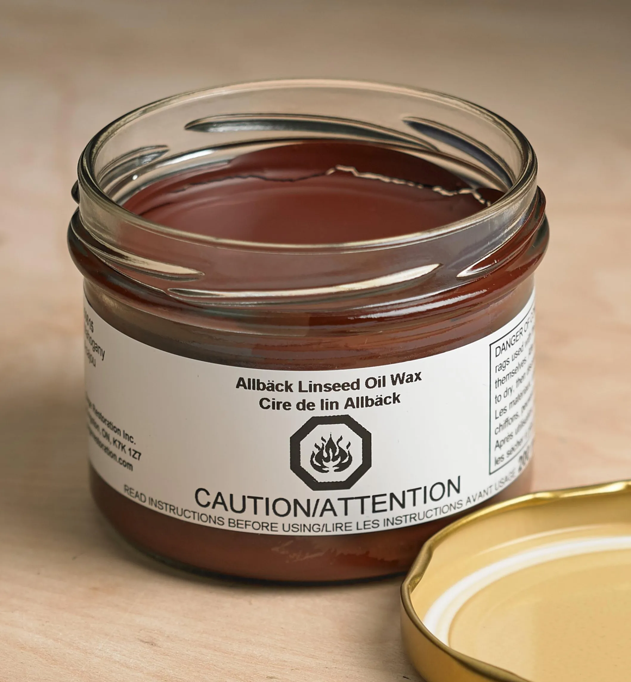 Allbäck Mahogany Linseed Oil Wax