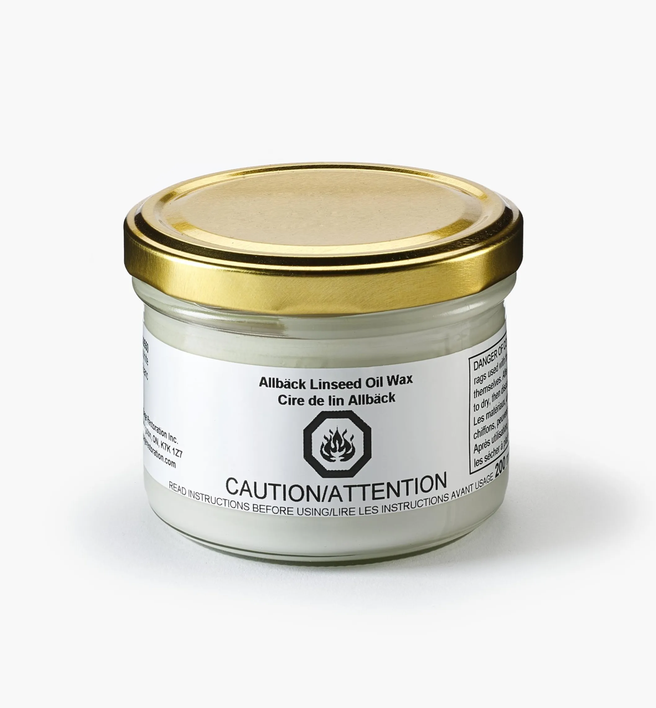 Allbäck White Linseed Oil Wax