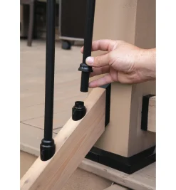 Angled-Base Stair Adapters For Titan Snap 'N Lock Baluster System