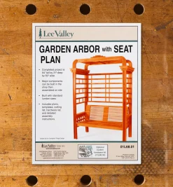 Arbor With Seat Plan