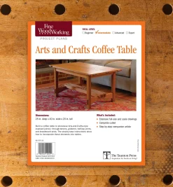 Arts And Crafts Coffee Table Plan