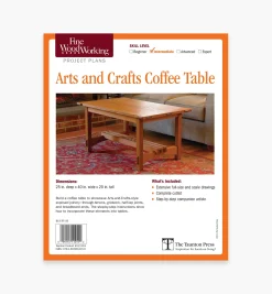 Arts And Crafts Coffee Table Plan