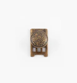 Arts And Crafts II Knob With Escutcheon