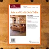 Arts And Crafts Sofa Table Plan