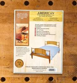 Bed With Sculpted Legs Plan