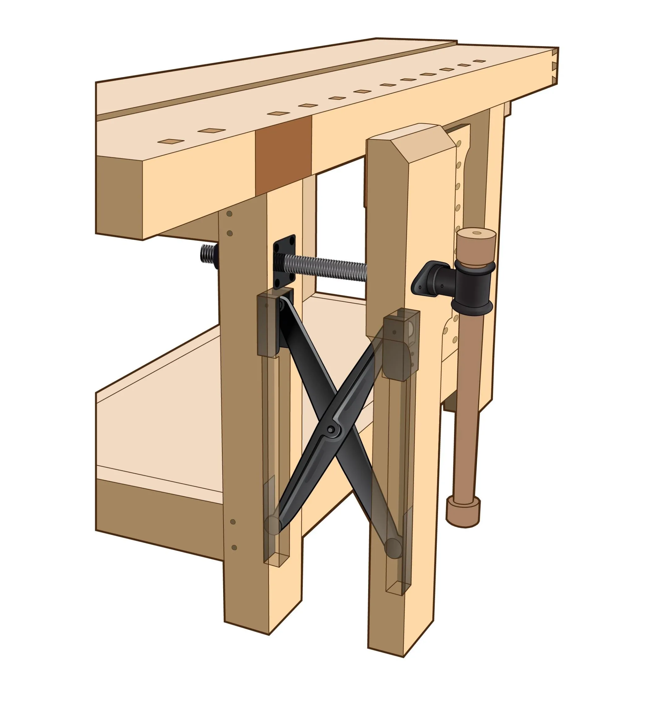 Benchcrafted Crisscross Hardware