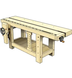 Benchcrafted Roubo Bench Plan & Glide Vise Hardware Kits