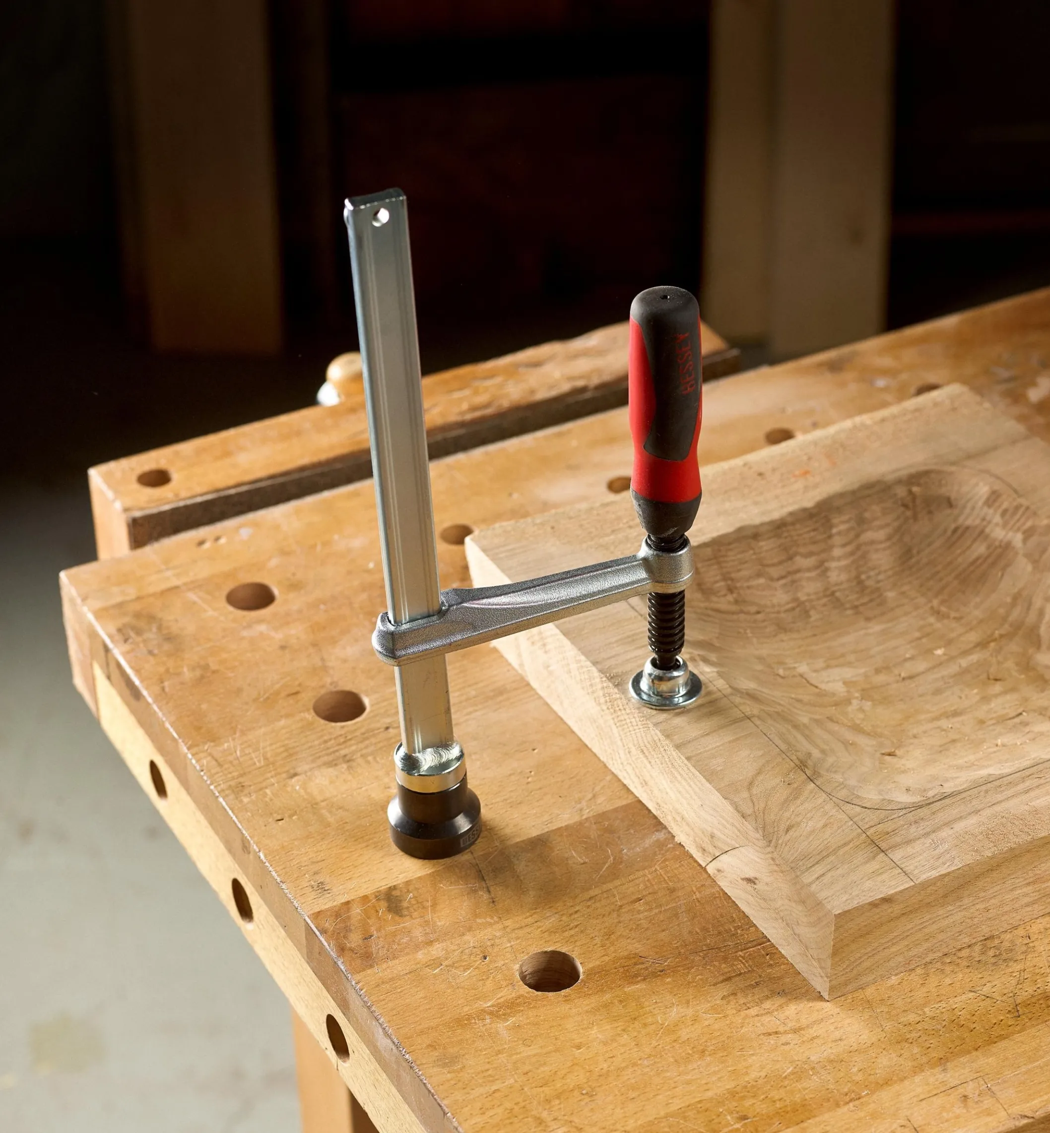 Bessey Hold-Down Clamp, Straight Handle