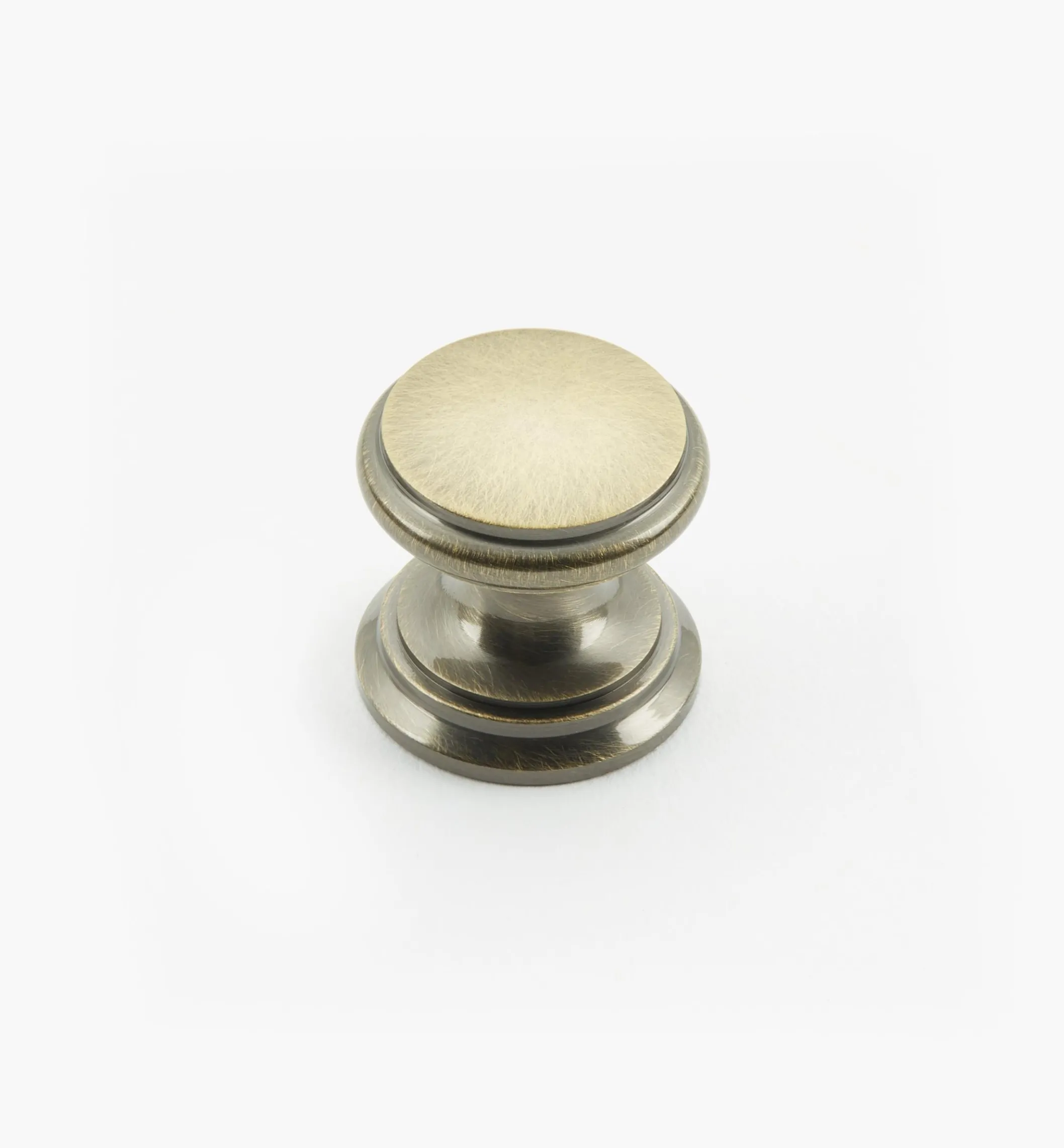 Bevelled Brass Round Knobs