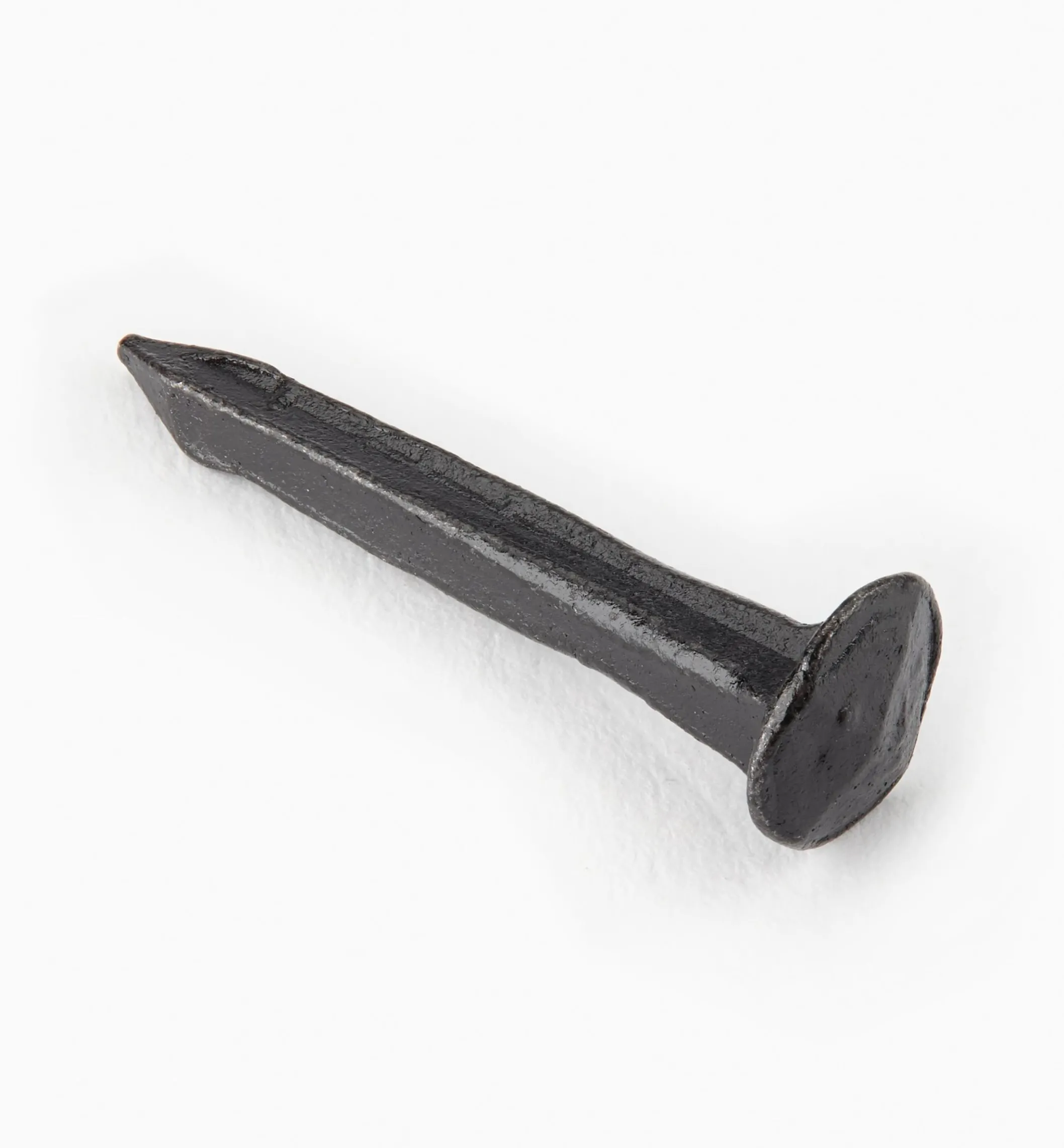 Black Steel Diamond-Head Forged Nails From Clouterie Rivierre