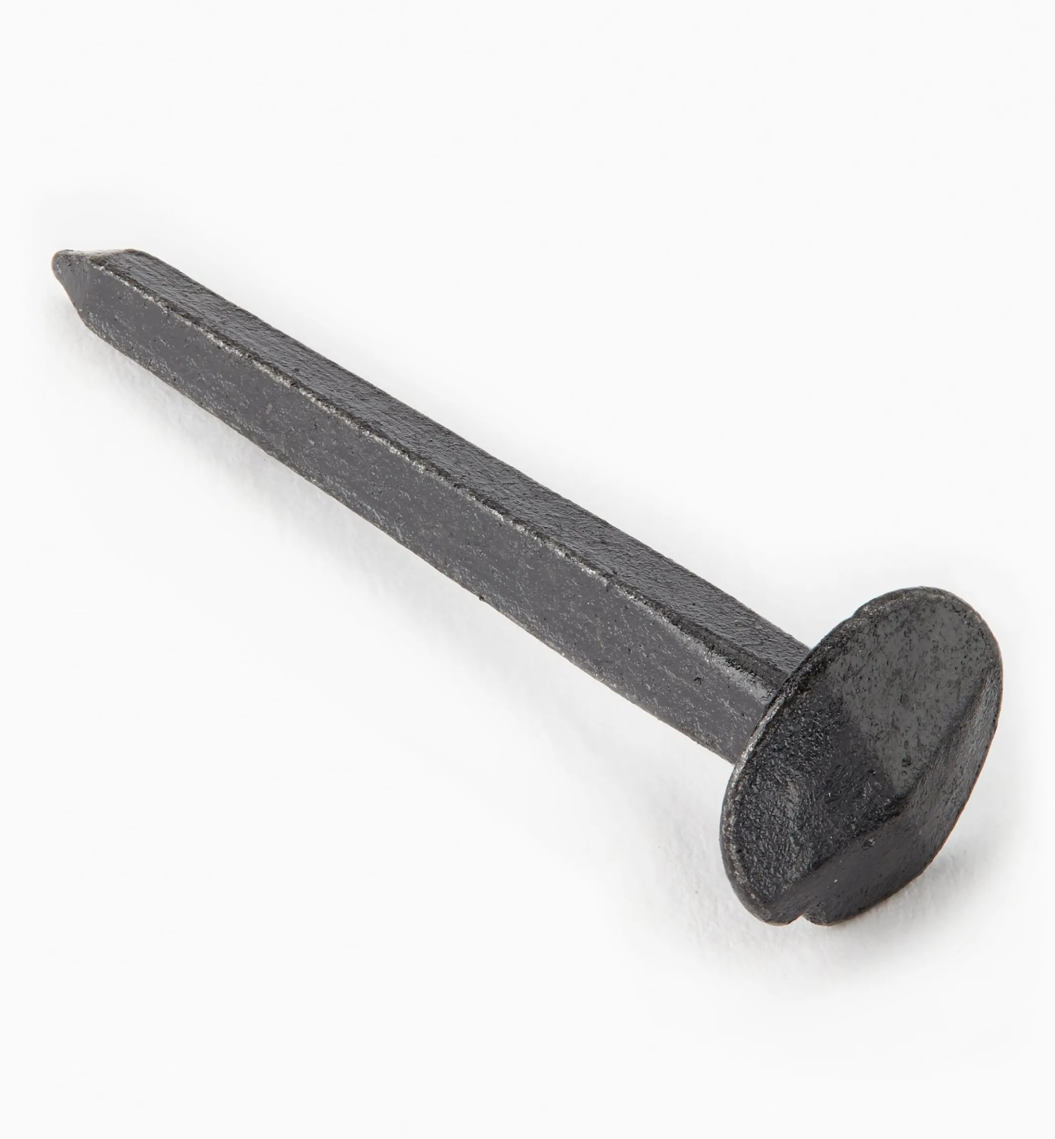 Black Steel Diamond-Head Forged Nails From Clouterie Rivierre