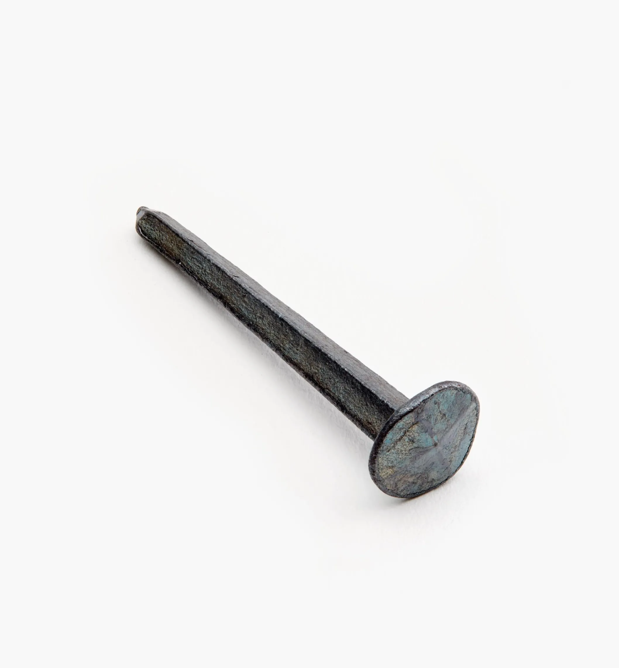 Blued Steel Diamond-Head Forged Nails From Clouterie Rivierre