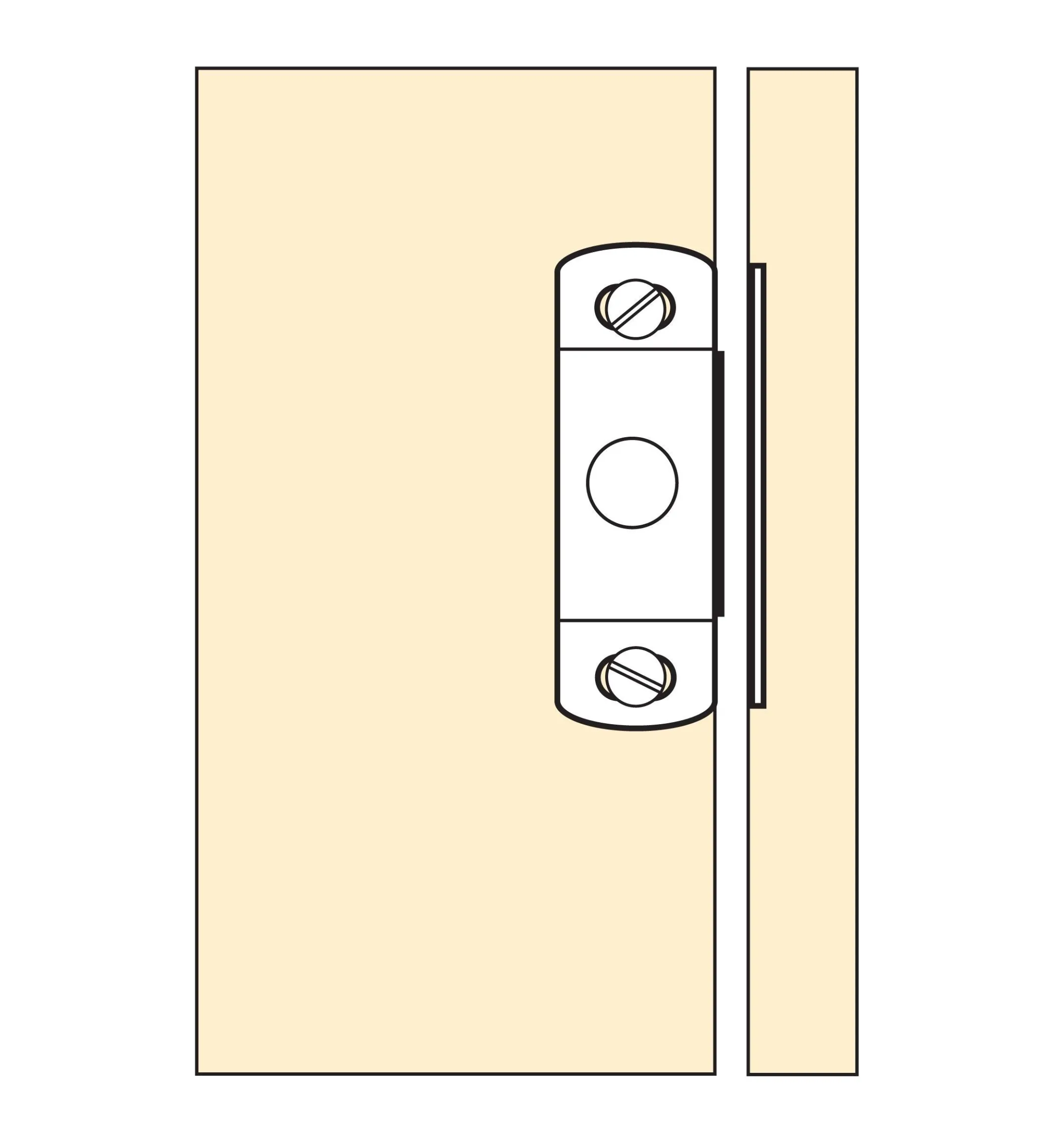 Brass Magnetic Catch