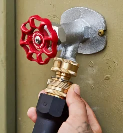 Brass Male Hose-End Quick Coupler