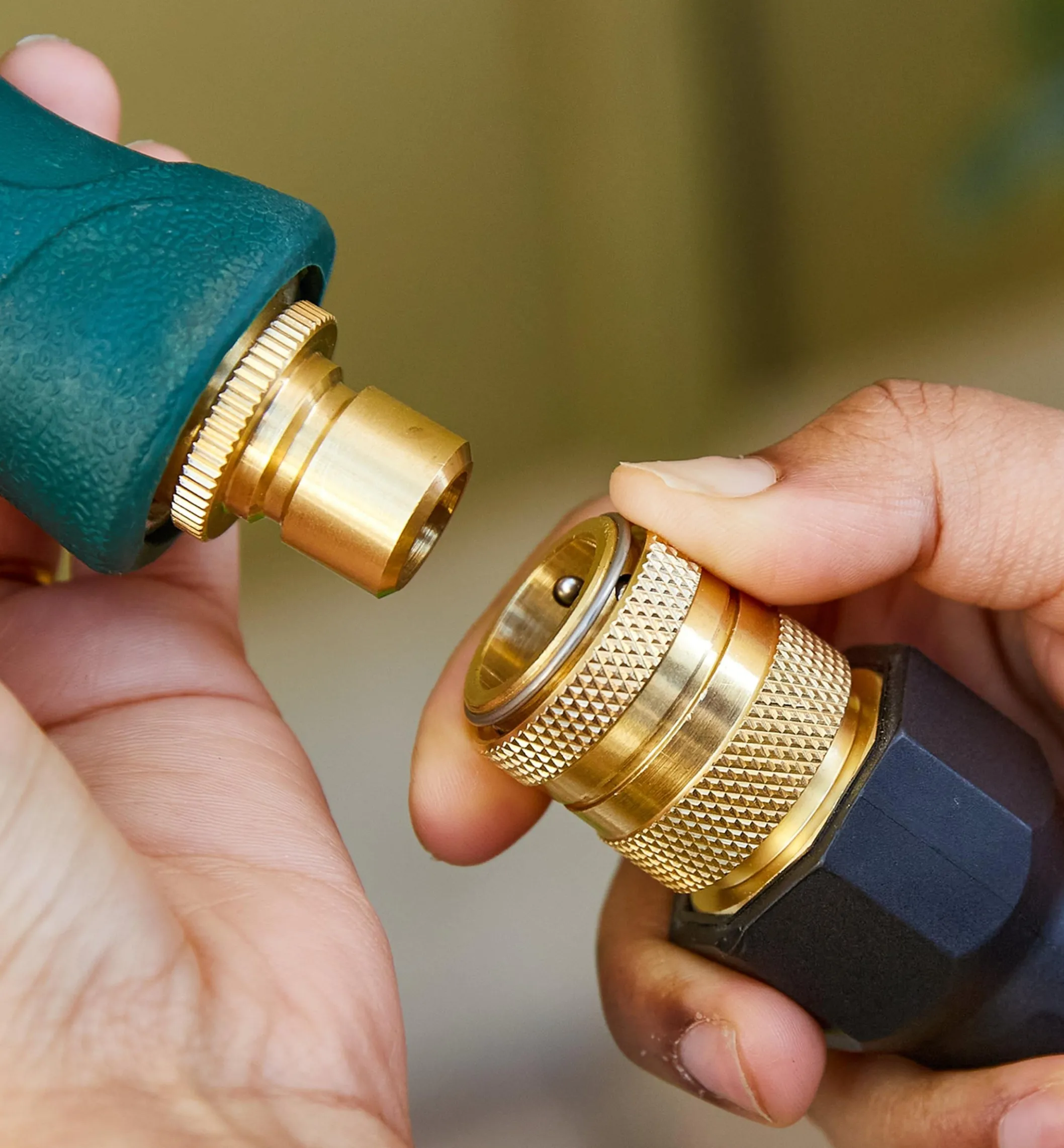 Brass Quick Connect Set