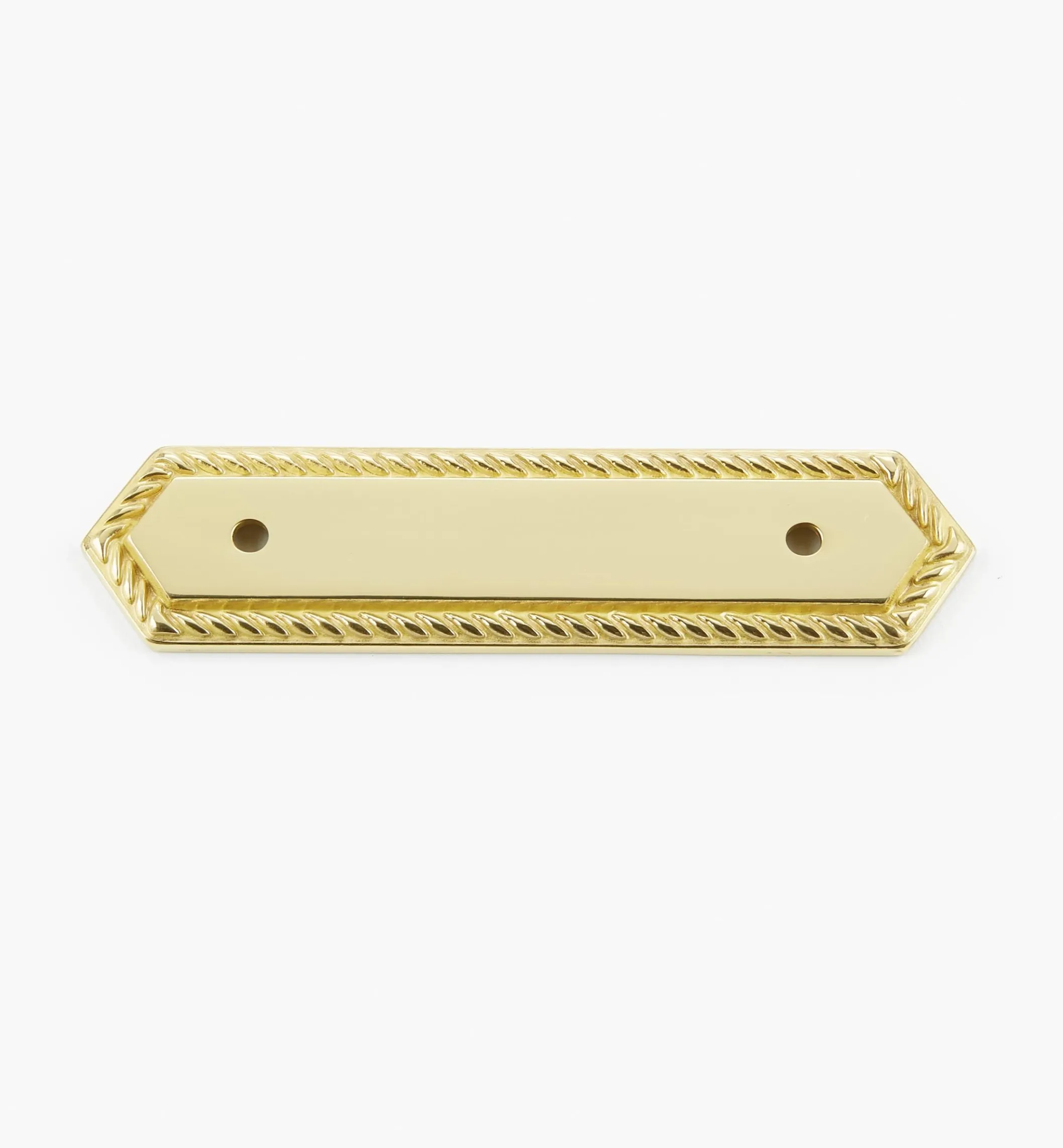 Brass Rope-Edge Handle Escutcheons