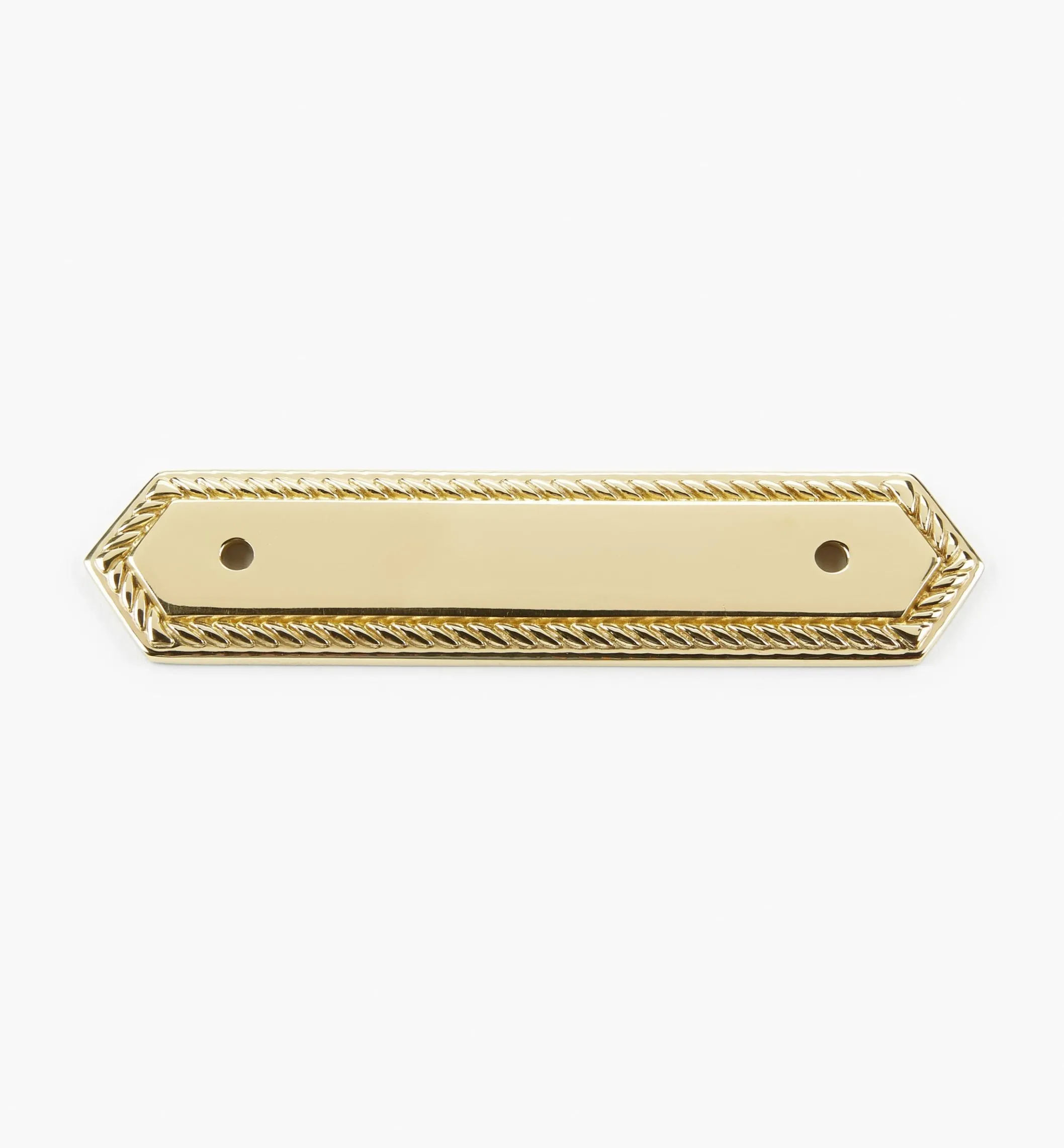 Brass Rope-Edge Handle Escutcheons