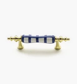 Brass/Ceramic Ornate Pulls