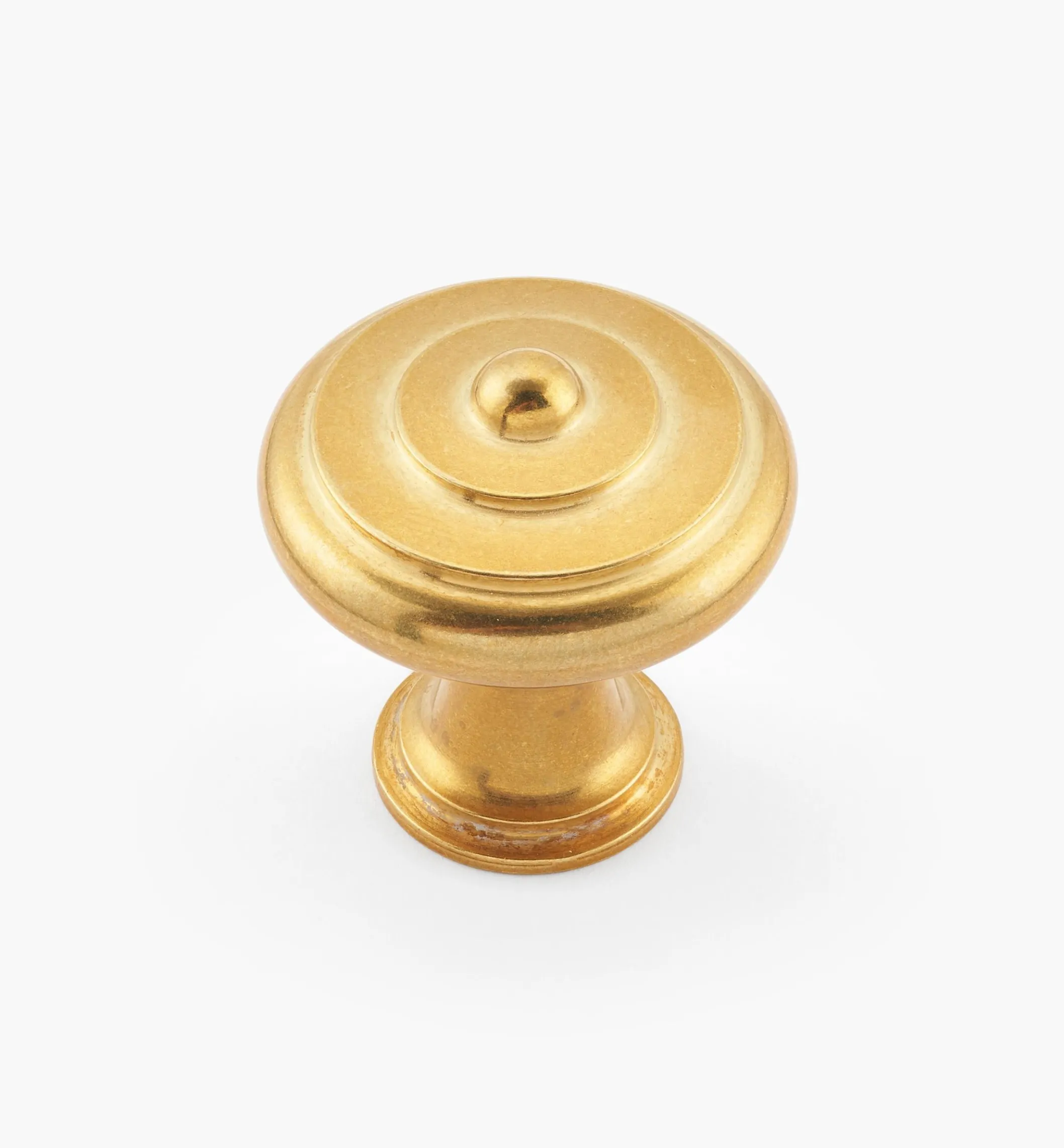 Brusso Brass Concentric Ring Knob