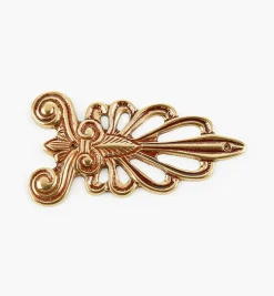 Cast Brass Appliqué Leaf Accents