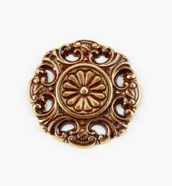Cast Brass Appliqué Rosette Accents
