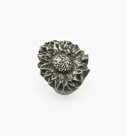 Cast Pewter Sunflower Knobs