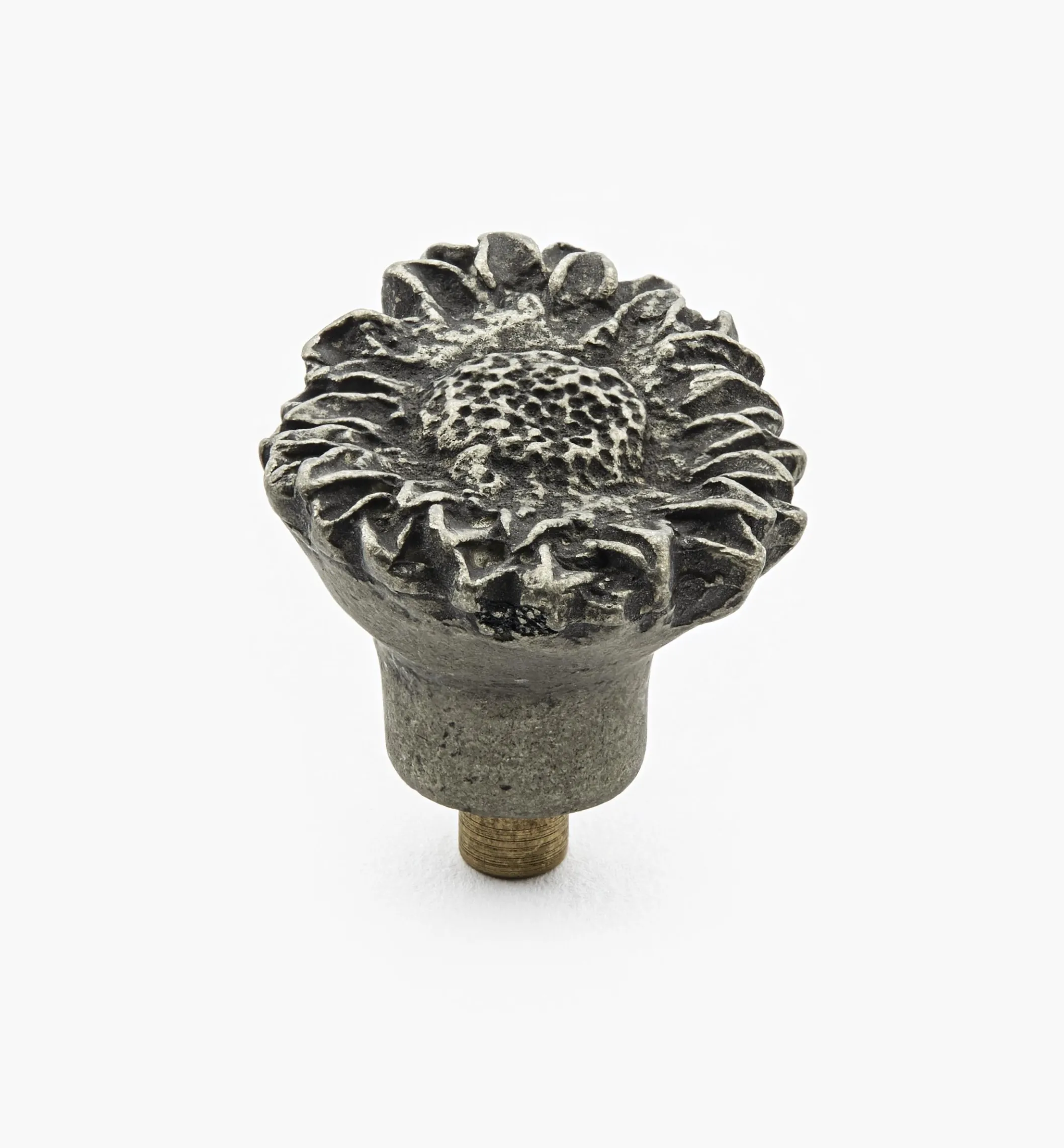 Cast Pewter Sunflower Knobs