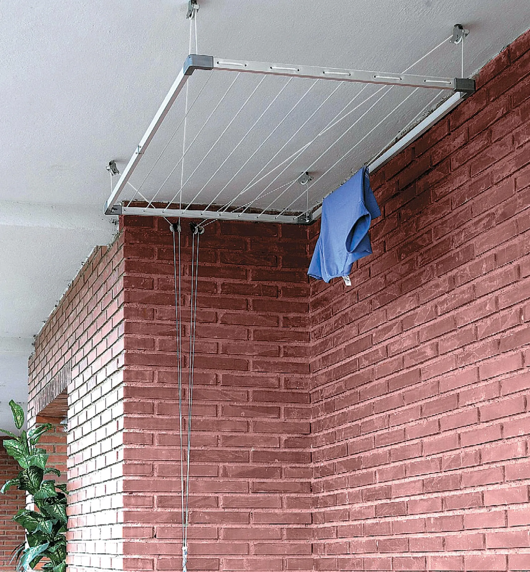 Ceiling-Mounted Drying Rack