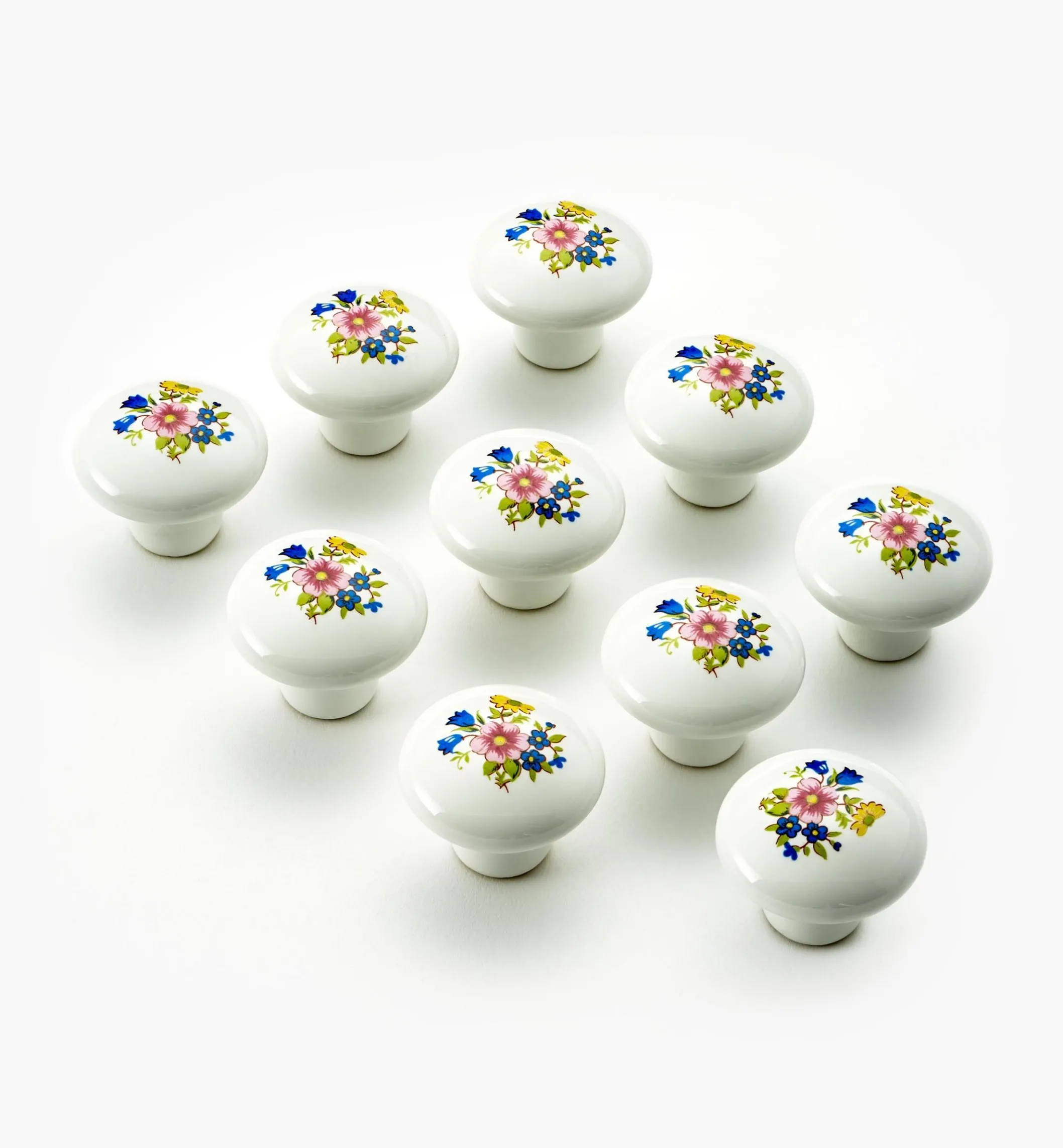 Ceramic Bouquet Knobs