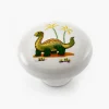 Ceramic Dinosaur Knob