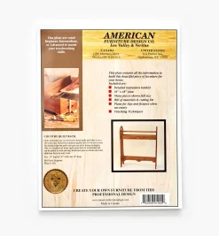 Country Quilt Rack Plan