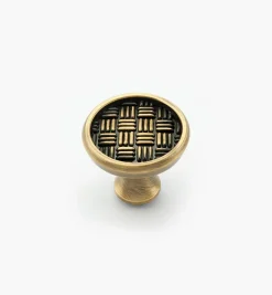 Crosshatch Pattern Knob