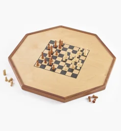 Deluxe Crokinole, Checker & Chess Board